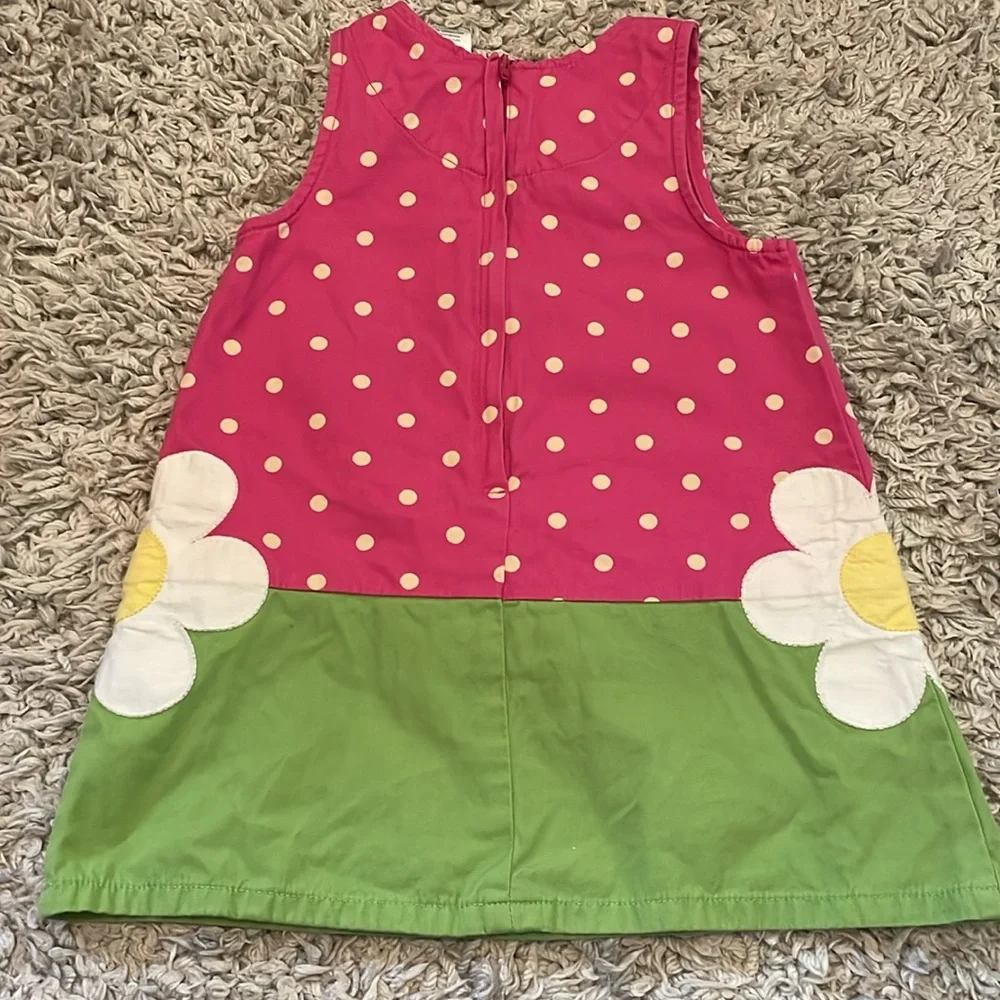 2012 Gymboree “Showers of Flowers” Dot Flower Dress, Size 3T